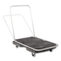 Just Launched | Rubbermaid Commercial FG440000BLA 20.5 in. x 32.5 in. 250 lbs. Capacity Utility-Duty Home/Office Cart Platform - Black image number 0