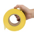 Floor Signs & Safety Signs | Great Neck 10379 3 in. x 1,000 ft. Non-Adhesive Caution Safety Tape - Yellow image number 4