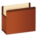 File Folders | Pendaflex 085565 5.25 in. Expansion Legal Size Premium Reinforced Expanding File Pockets - Red Fiber (5/Box) image number 0