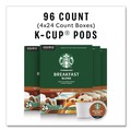 Coffee | Starbucks 12433992 Coffee K-Cups - Breakfast Blend (96/Carton) image number 1