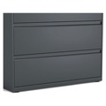Office Filing Cabinets & Shelves | Alera 25507 42 in. x 18.63 in. x 40.25 in. 3 Legal/Letter/A4/A5 Size Lateral File Drawers - Charcoal image number 3