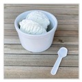 Cutlery | Boardwalk BWKTASTERSPOON Heavyweight Polypropylene Tasting Spoon Cutlery - White (3000/Carton) image number 2