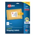 Just Launched | Avery 08164 TrueBlock 3-1/3 in. x 4 in. Shipping Labels - White (6/Sheet, 25 Sheets/Pack) image number 0