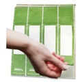 File Folders | Tabbies 68809 9.63 in. x 2 in. File Pocket Handles - Green/White (48/Pack) image number 5