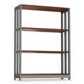 Office Desks & Workstations | Linea Italia LITTR735CH Trento Line 31.5 in. x 11.5 in. x 43.25 in. 4 Shelf Bookcase - Cherry image number 2