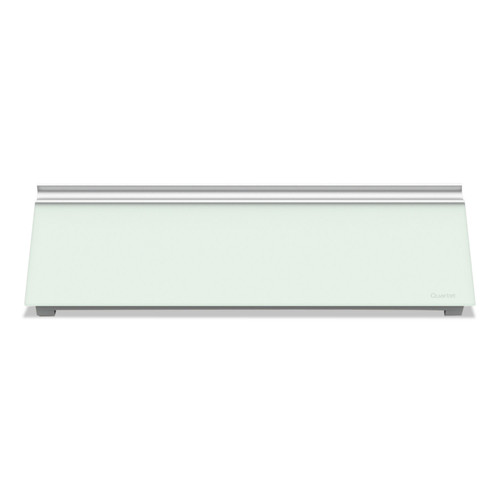 White Boards | Quartet GDP186 18 in. x 6 in. Glass Dry Erase Desktop Computer Pad - White Surface image number 0