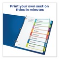 Dividers & Tabs | Avery 11841 1 - 8 Tab 11 in. x 8.5 in. Customizable TOC Ready Index Divider Set - Multicolor (1 Set) image number 8