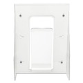 Desk Shelves | Deflecto 55501 9.13 in. x 3.25 in. x 11.88 in. Stand-Tall Wall-Mount Magazine Literature Rack - Clear image number 2