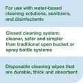 Hand Wipes | Tork 192841 1-Ply 12 x 12 Chem-Ready Wiping Rolls - White (6/Carton) image number 5