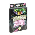 Washable Markers | Crayola 587735 Broad Bullet Tip Bold and Bright Washable Markers - Assorted Colors (10/Box) image number 8