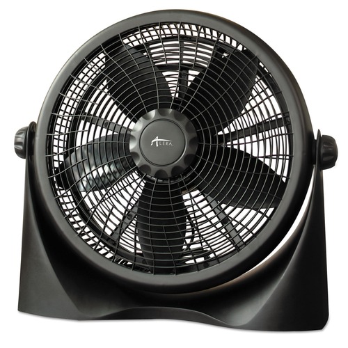 Desk Fans | Alera ALEFAN163 16 in. 3-Speed Super-Circulation Plastic Tilt Fan - Black image number 0