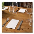 Paper Towels and Napkins | Hoffmaster 125023 Linen-Like 16 in. x 16 in. Flat Pack Dinner Napkins - White (1000/Carton) image number 2