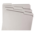 Just Launched | Smead 12343 Colored File Folders with Assorted 1/3-Cut Tab Positions - Letter, Gray (100/Box) image number 4