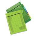 Dividers & Tabs | Avery 11901 Big Tab 11 in. x 8.5 in. 8-Tab Insertable Plastic Dividers - Assorted (1-Set) image number 1