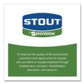 Trash Bags | Stout by Envision T4349B15 43 in. x 49 in. 56-Gallon 1.5 mil. Total Recycled Content Plastic Trash Bags - Black/Brown (100/Carton) image number 7