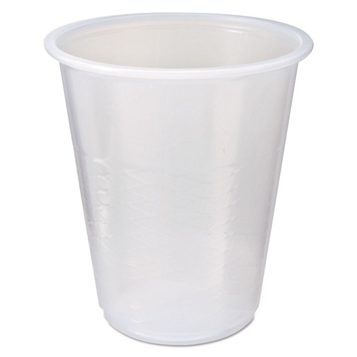 Cups and Lids | Fabri-Kal 000000000009500018 3 oz RK Crisscross Plastic Cold Drink Cups - Clear (2500/Carton) image number 0