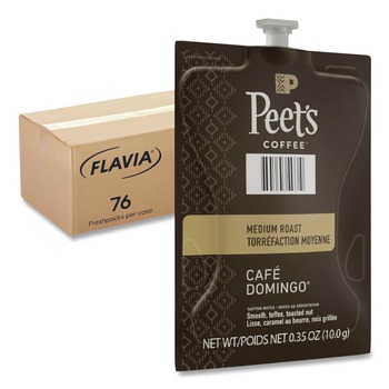 FLAVIA 48035 Peet's Coffee Freshpack - Cafe Domingo (76/Carton)