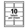 Labels | PRES-a-ply 30603 2 in. x 4 in. Laser Printer Labels - White (10/Sheet, 100 Sheets/Box) image number 3