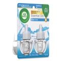 Odor Control | Air Wick 62338-82291 0.67 oz Scented Oil Refill - Fresh Linen (2/Pack) image number 1