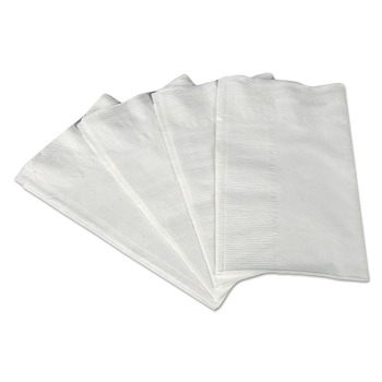 CLEANING AND SANITATION | Scott 98200 2-Ply 1/8-Fold Dinner Napkins - White (300/Pack, 10 Packs/Carton)