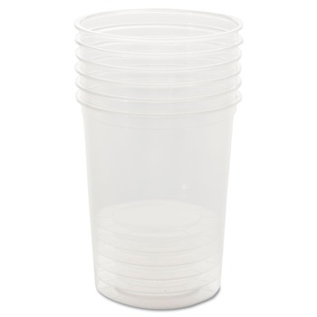 | WNA WNA APCTR32 32 oz. Plastic Deli Containers - Clear (50/Pack, 10 Packs/Carton)