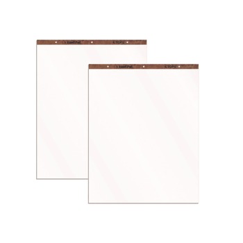 TOPS 7903 27 in. x 34 in. Unruled Easel Pads - White (50 Sheets/Pad, 2 Pads/Carton)