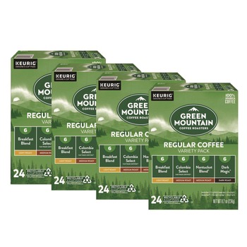 Green Mountain Coffee 5000374159 Regular Coffee K-Cups Variety Pack - Assorted Flavors (96/Carton)