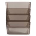 Desktop Organizers | Deflecto 73402 DocuPocket 13 in. x 4 in. 4 Sections Letter Size Stackable Four-Pocket Wall File - Smoke image number 1