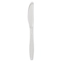 Cutlery | SOLO GDC6KN-0090 Guildware Extra Heavyweight Plastic Cutlery Knives - Clear (1000/Carton) image number 0