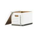 Storage Bins & Lids | Universal 9523001 12 in. x 15 in. x 10 in. Letter/Legal Files Basic-Duty Economy Record Storage Boxes - White (10/Carton) image number 2