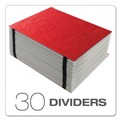 File Sorters | Pendaflex 11014 31 Dividers Date Index Expanding Desk File - Letter Size, Red Cover image number 2