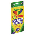 Pencils | Crayola 684012 3.3 millimeter 2B Long-Length Colored Pencil - Assorted Lead and Barrel Colors (1-Set) image number 2
