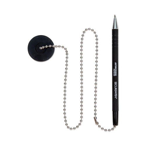 Pens | CONTROLTEK 555564 Medium 1 millimeter Antimicrobial Ballpoint Counter Pen - Black image number 0
