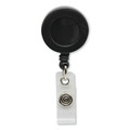 Label & Badge Holders | SICURIX BAU68844 30 in. Extension Swivel-Style Spring-Clip ID Card Reel - Black image number 1