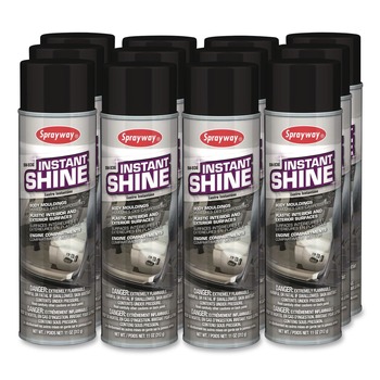 FURNITURE CLEANERS | Sprayway 1000007779 12 oz. Aerosol Can Instant Shine Silicone Spray (12/Carton)