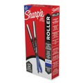 Pens | Sharpie Roller 2093199 Fine 0.5 mm Professional Design Rollerball Stick Pen - Blue Ink, Black/Blue Barrel (1-Dozen) image number 0