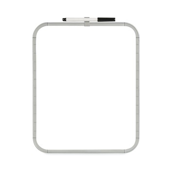 MasterVision CLK030203 11 in. x 14 in. Magnetic Dry Erase Board - White Surface/Plastic Frame