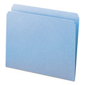 Just Launched | Smead 12010 Colored File Folders with Reinforced 1/3-Cut Top Straight Tabs - Letter, Blue (100/Box) image number 2