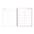 Notebooks & Pads | Blue Sky BLS128691 11 in. x 8.5 in. 12-Month (Jul 2025-Jun 2026) Roosevelt Pink Academic Weekly/Monthly Planner - Pink/Gray Cover image number 5