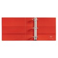Binders | Avery 79325 11 in. x 8.5 in. DuraHinge Heavy-Duty View Binder with 3 Locking One Touch EZD Rings and 3 in. Capacity - Red (4/Carton) image number 2