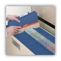 File Folders | Smead 21541 1 in. Expansion Assorted 1/3-Cut Tabs Letter Size Expanding Recycled Heavy Pressboard Folders - Dark Blue (25/Box) image number 6