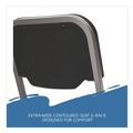 Office Chairs | Iceberg 64111 Rough n Ready 17.5 in. Seat Height Supports Up to 500 lbs. Stack Chair - Black Seat/Back/Base (4/Carton) image number 5