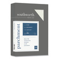 Back to School Sale | Southworth 984C 24 lbs. Bond Weight 8.5 in. x 11 in. Parchment Specialty Paper - Ivory (1/Box) image number 0