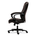HON | HON HVL402.EN45 17 in. to 21 in. Seat Height 250-lbs. Capacity Executive High-Back Chair - Black/Brown image number 4