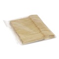 Cutlery | Dixie ANFBAM Mediumweight Bamboo Cutlery Fork - Light Golden (1000/Carton) image number 2