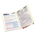 File Folders | Smead 34105 0.75 in. Expansion 2 Fasteners Letter Size TUFF Laminated Fastener Folders with Reinforced Tab - Manila Exterior (50/Box) image number 1