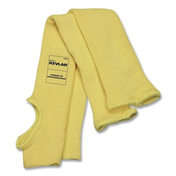 MCR Safety 9378TE Economy Series DuPont Kevlar Fiber Sleeve - One Size Fits Most/Yellow