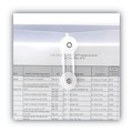 File Folders | Smead 89521 9.75 x 11.63 Open-Side (Horizontal) Poly String and Button Interoffice Envelopes - Clear (5/Pack) image number 1