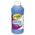 Acrylic & Tempera Paint | Crayola 543115042 Artista II 16 oz Washable Tempera Paint - Blue image number 0