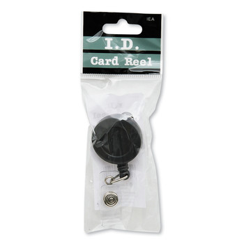 SICURIX BAU68844 30 in. Extension Swivel-Style Spring-Clip ID Card Reel - Black